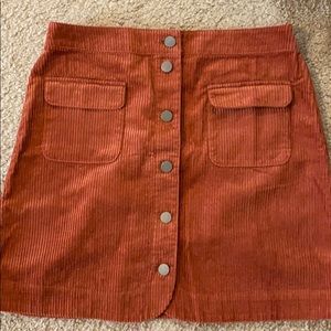 NWT LOFT Corduroy Skirt